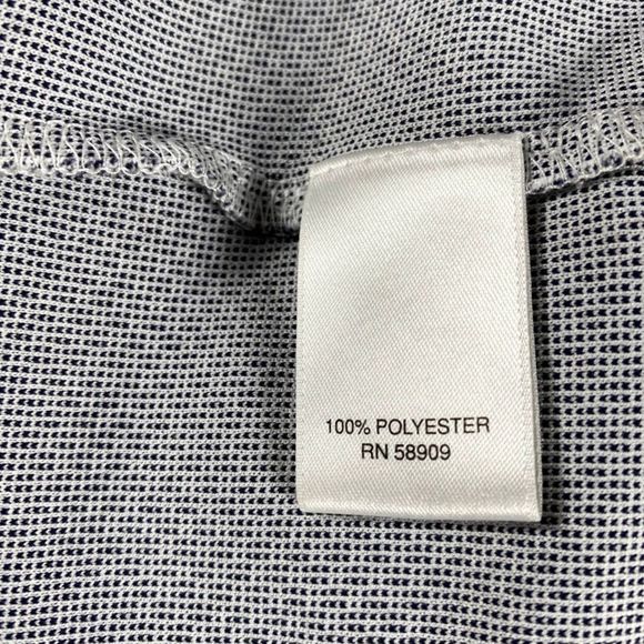 Roundtree & Yorke Performance Polo Shirt Mens L Gray Work Play Golf Short SLV - Picture 6 of 8